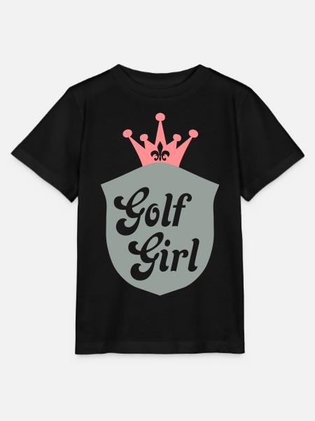 golf - Stanley/Stella Kinder T-Shirt MINI CREATOR  - Schwarz