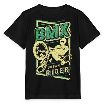 BMX retro | BMX Vintage | BMX bike | BMX - Stanley/Stella MINI CREATOR Kids’ T-Shirt - black - Front - Mikhail (115cm)