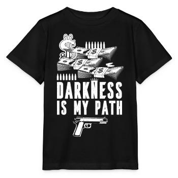Gangster Die Dunkelheit ist mein Weg - Stanley/Stella Kinder T-Shirt MINI CREATOR  - Schwarz - Vorne - Mikhail (115cm)