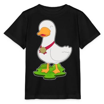 Ente Medaille - Stanley/Stella Kinder T-Shirt MINI CREATOR  - Schwarz - Vorne - Mikhail (115cm)