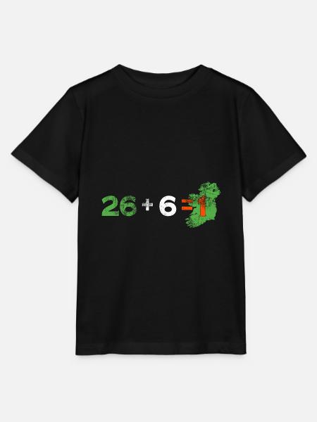 Irish Unit 26+6=1 Ireland Republic Distressed - Stanley/Stella MINI CREATOR Kids’ T-Shirt - black