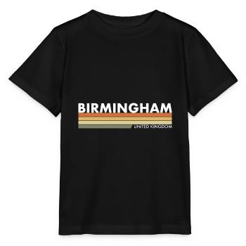 Birmingham UK British British - Stanley/Stella MINI CREATOR Kids’ T-Shirt - black - Front - Mikhail (115cm)