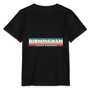 Birmingham UK British British - Stanley/Stella MINI CREATOR Kids’ T-Shirt - black - Front - Mikhail (115cm)