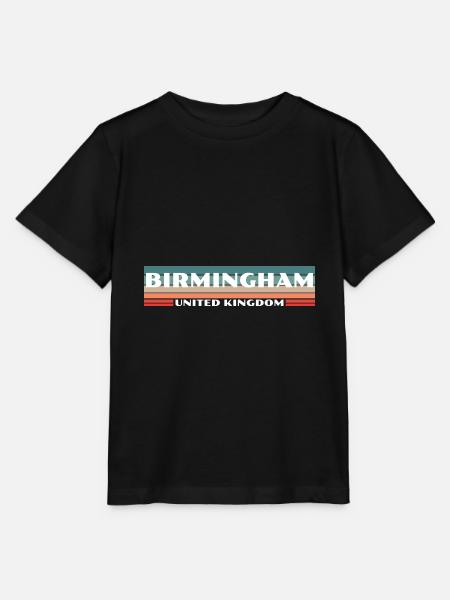 Birmingham UK Britisch Brite - Stanley/Stella Kinder T-Shirt MINI CREATOR - Schwarz
