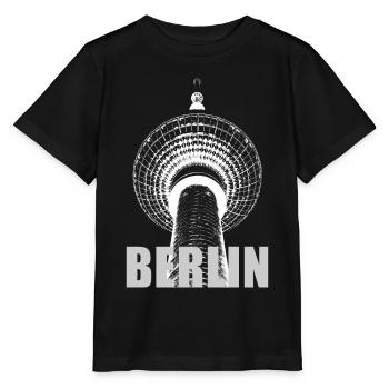 Tour de télévision de Berlin - T-shirt bio MINI CREATOR Stanley/Stella Enfant - noir - Devant - Mikhail (115cm)