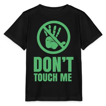 Ne me touche pas Ne touche pas Les Mains Chemin Drôle - T-shirt bio MINI CREATOR Stanley/Stella Enfant - noir - Devant - Mikhail (115cm)