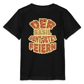 Feiern Party Basil - Stanley/Stella Kinder T-Shirt MINI CREATOR  - Schwarz - Vorne - Mikhail (115cm)