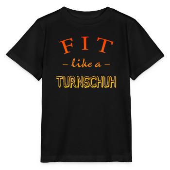 Fit like a Turnschuh, Gym, Fitness, Workout, Fit - Stanley/Stella Kinder T-Shirt MINI CREATOR  - Schwarz - Vorne - Mikhail (115cm)