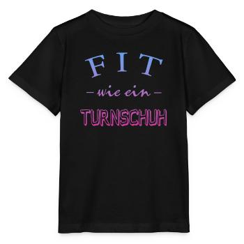 Fit wie ein Turnschuh - Stanley/Stella Kinder T-Shirt MINI CREATOR  - Schwarz - Vorne - Mikhail (115cm)