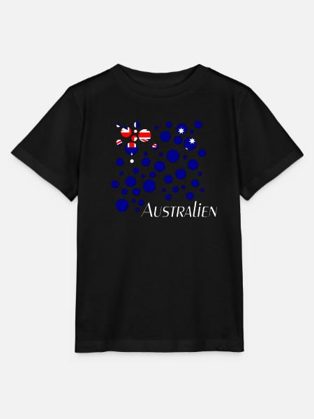Australien Down Under - Stanley/Stella Kinder T-Shirt MINI CREATOR - Schwarz