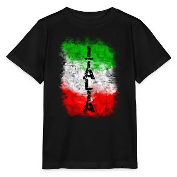 italia - Stanley/Stella MINI CREATOR Kids’ T-Shirt - black - Front - Mikhail (115cm)