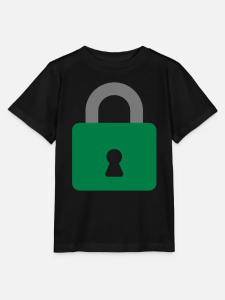 Vorhängeschloss - Stanley/Stella Kinder T-Shirt MINI CREATOR  - Schwarz