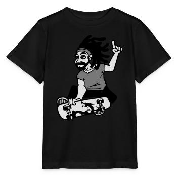 rasta lustig - Stanley/Stella Kinder T-Shirt MINI CREATOR  - Schwarz - Vorne - Mikhail (115cm)