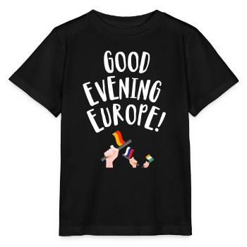 Guten Abend Europa - Stanley/Stella Kinder T-Shirt MINI CREATOR  - Schwarz - Vorne - Mikhail (115cm)