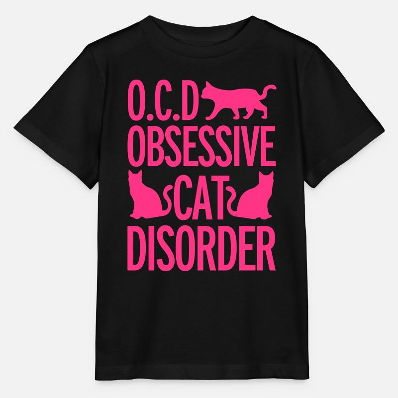 Cats - Stanley/Stella Kinder T-Shirt MINI CREATOR  - Schwarz