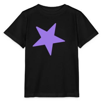 Star Star Celestial Body Shooting Star Planet - Stanley/Stella MINI CREATOR Kids’ T-Shirt - black - Front - Mikhail (115cm)