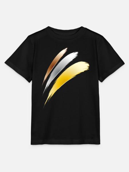 gold silber bronze - Stanley/Stella Kinder T-Shirt MINI CREATOR  - Schwarz