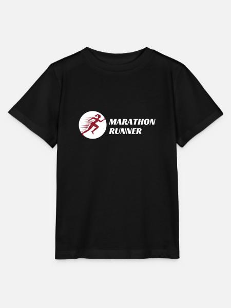 Marathonläufer - Stanley/Stella Kinder T-Shirt MINI CREATOR - Schwarz
