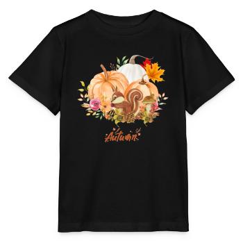 Autumn - Stanley/Stella MINI CREATOR Kids’ T-Shirt - black - Front - Mikhail (115cm)