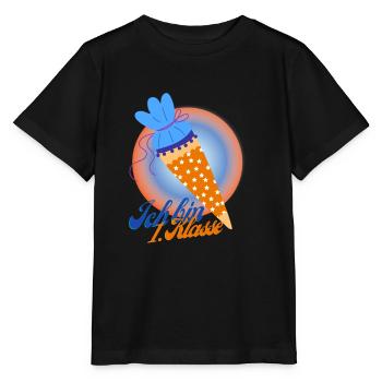 Ich bin erste Klasse - Stanley/Stella Kinder T-Shirt MINI CREATOR  - Schwarz - Vorne - Mikhail (115cm)