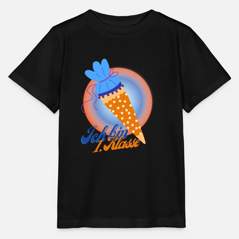Ich bin erste Klasse - Stanley/Stella Kinder T-Shirt MINI CREATOR  - Schwarz