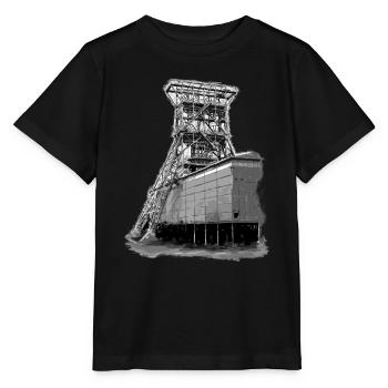 Gelsenkirchen Zeche Consolidation Schacht 9 - Stanley/Stella Kinder T-Shirt MINI CREATOR  - Schwarz - Vorne - Mikhail (115cm)