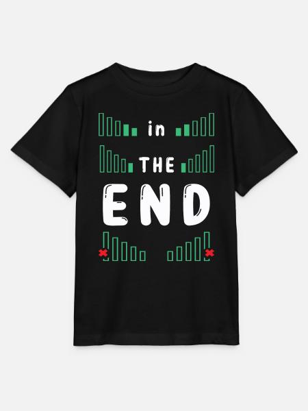 AM ENDE - Stanley/Stella Kinder T-Shirt MINI CREATOR - Schwarz