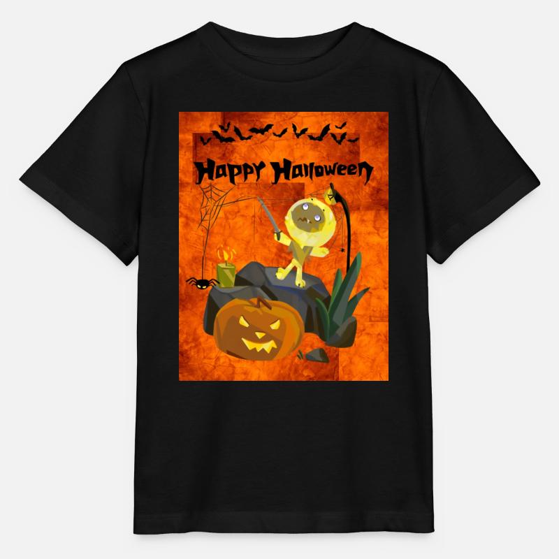Happy Halloween - Stanley/Stella Kinder T-Shirt MINI CREATOR  - Schwarz