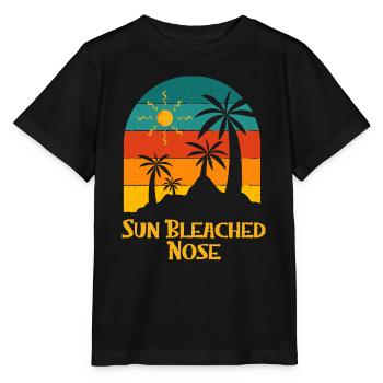 Soleil Nez blanchi Été Bains de soleil Tropical - T-shirt bio MINI CREATOR Stanley/Stella Enfant - noir - Devant - Mikhail (115cm)