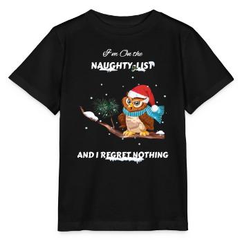 On santa's naughty-list - Stanley/Stella MINI CREATOR Kids’ T-Shirt - black - Front - Mikhail (115cm)