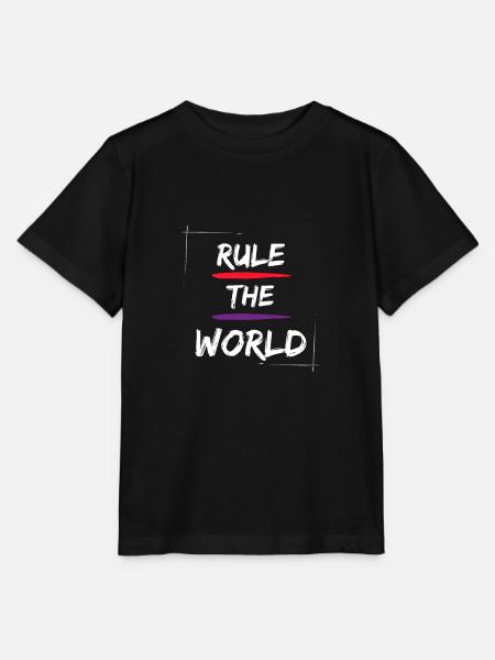 Regiere die Welt - Stanley/Stella Kinder T-Shirt MINI CREATOR - Schwarz