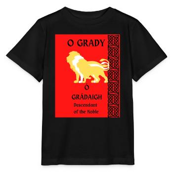 O GRADY SURNAME - Stanley/Stella MINI CREATOR Kids’ T-Shirt - black - Front - Mikhail (115cm)