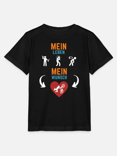 Mein Leben Mein Wunsch - Stanley/Stella Kinder T-Shirt MINI CREATOR - Schwarz