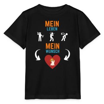 Mein Leben Mein Wunsch - Stanley/Stella Kinder T-Shirt MINI CREATOR  - Schwarz - Vorne - Mikhail (115cm)