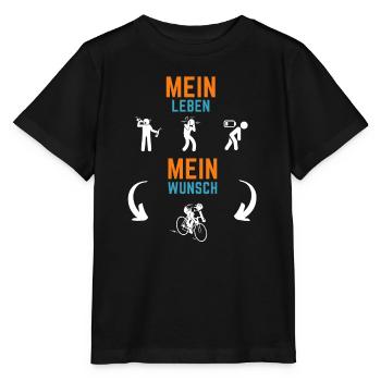Mein Leben Mein Wunsch - Stanley/Stella Kinder T-Shirt MINI CREATOR  - Schwarz - Vorne - Mikhail (115cm)