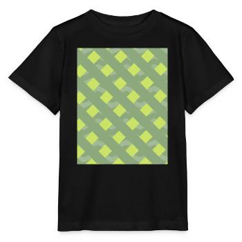 Green lines - Stanley/Stella MINI CREATOR Kids’ T-Shirt - black - Front - Mikhail (115cm)