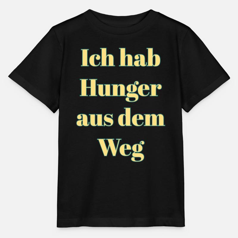 hunger - Stanley/Stella Kinder T-Shirt MINI CREATOR - Schwarz