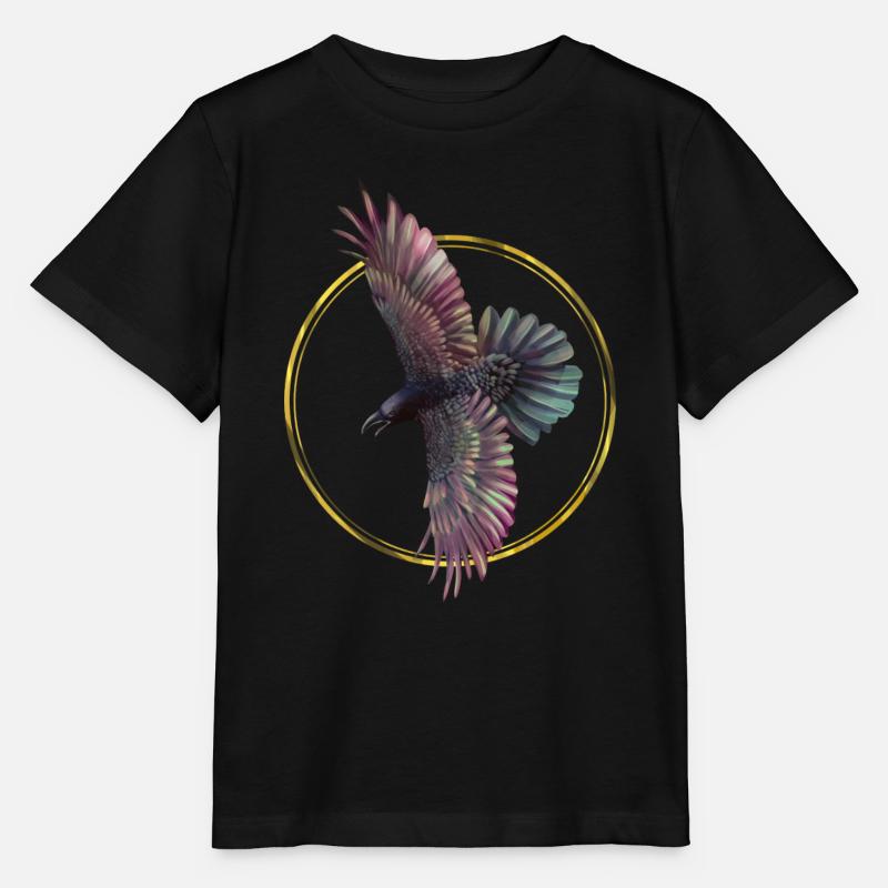 Corbeau - T-shirt bio MINI CREATOR Stanley/Stella Enfant - noir