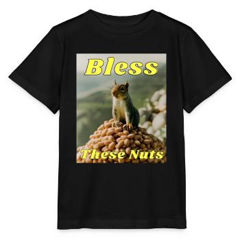 Segne diese Nüsse - Stanley/Stella Kinder T-Shirt MINI CREATOR  - Schwarz - Vorne - Mikhail (115cm)