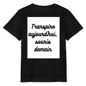 sport - T-shirt bio MINI CREATOR Stanley/Stella Enfant - noir - Devant - Mikhail (115cm)