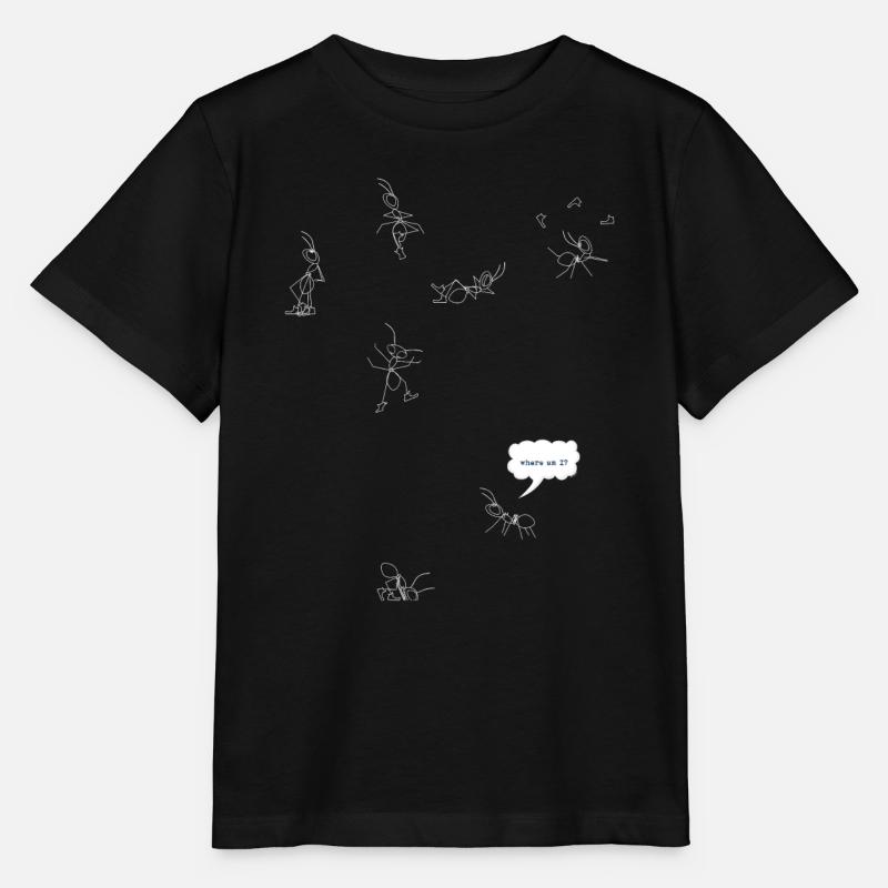 Fourmis - T-shirt bio MINI CREATOR Stanley/Stella Enfant - noir