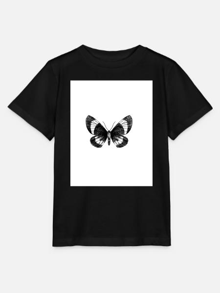 Schmetterling - Stanley/Stella Kinder T-Shirt MINI CREATOR - Schwarz