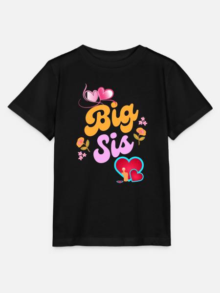 Big Sis - Stanley/Stella Kinder T-Shirt MINI CREATOR - Schwarz