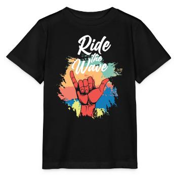 Planche de surf Surfer Sports nautiques - T-shirt bio MINI CREATOR Stanley/Stella Enfant - noir - Devant - Mikhail (115cm)