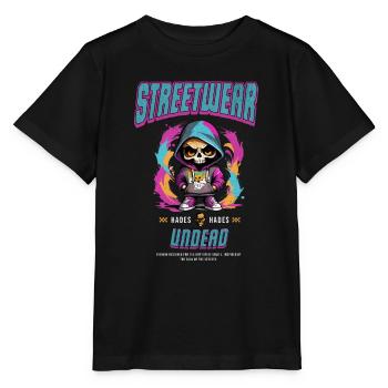 Streetwear Undead - Stanley/Stella MINI CREATOR Kids’ T-Shirt - black - Front - Mikhail (115cm)