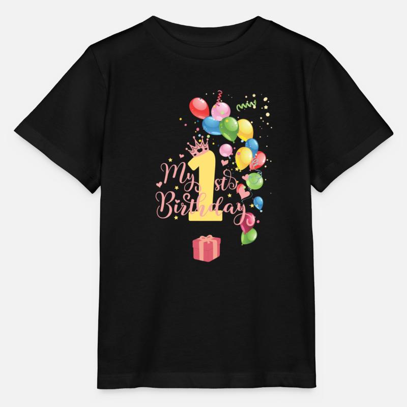 Mein erster Geburtstag - Stanley/Stella Kinder T-Shirt MINI CREATOR  - Schwarz