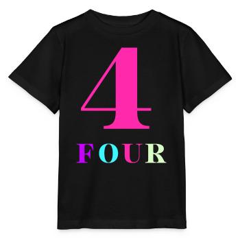 Four-4e anniversaire - T-shirt bio MINI CREATOR Stanley/Stella Enfant - noir - Devant - Mikhail (115cm)