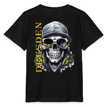 Dresden Design Dresdner Ultras - Stanley/Stella Kinder T-Shirt MINI CREATOR  - Schwarz - Vorne - Mikhail (115cm)