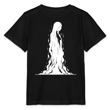 Banshee (weiß) - Stanley/Stella Kinder T-Shirt MINI CREATOR  - Schwarz - Vorne - Mikhail (115cm)