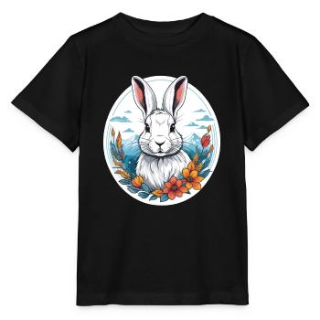 Arctic Hare - Stanley/Stella MINI CREATOR Kids’ T-Shirt - black - Front - Mikhail (115cm)